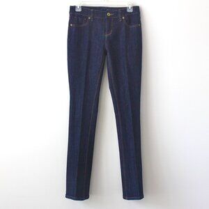 The Limited Denim Dark Blue Heavyweight Denim Bootcut Fitted Jeans Pants 0